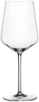 Spiegelau Style White Wine Glasses Set of 4 - European-Made Crystal, Classic Stemmed, Dishwasher Safe, Professional Quality White Wine Glass Gift Set - 15.5 oz