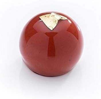 OCPO Kitchen Truffle Silicone Mold for Baking Mousse Cake French Dessert Pastry Chocolate Pudding Cupcake, Non-Stick & Easy Release, Truffle Ball Shape (15-Cavity)