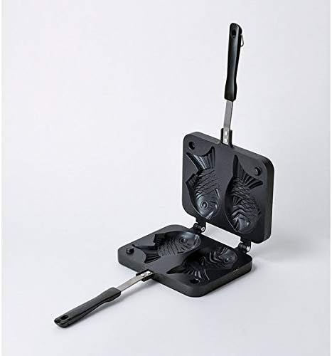 JapanBargain, Taiyaki Maker Japanese Fish-shaped Hot Cake Maker Mold Waffle Pan Cake Pan Bread Waffle Pancake Maker