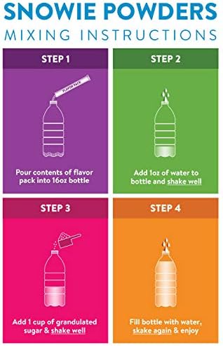 SNOWIE - Little Snowie Max Snow Cone Machine - Premium Shaved Ice Maker, With Powder Sticks Syrup Mix, 6-Stick Kit, White