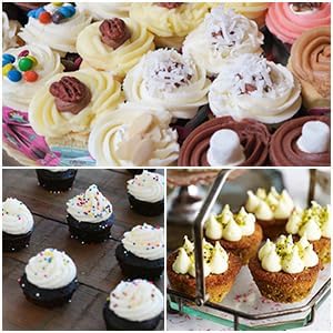 CAKETIME Silicone Muffin Pan Set - Mini 24 Cups, Regular 12 Cups Cupcake Pan, Jumbo 6 Cups Muffin Pan Silicone Bakeware for Baking Set of 3