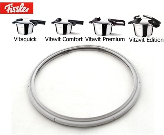 Fissler Silicone Gasket Pressure Cooker - Original Replacement for Fissler Vitavit® Comfort/Premium/Edition and Vitaquick® - 600-000-22-7950, 8.7 Inch