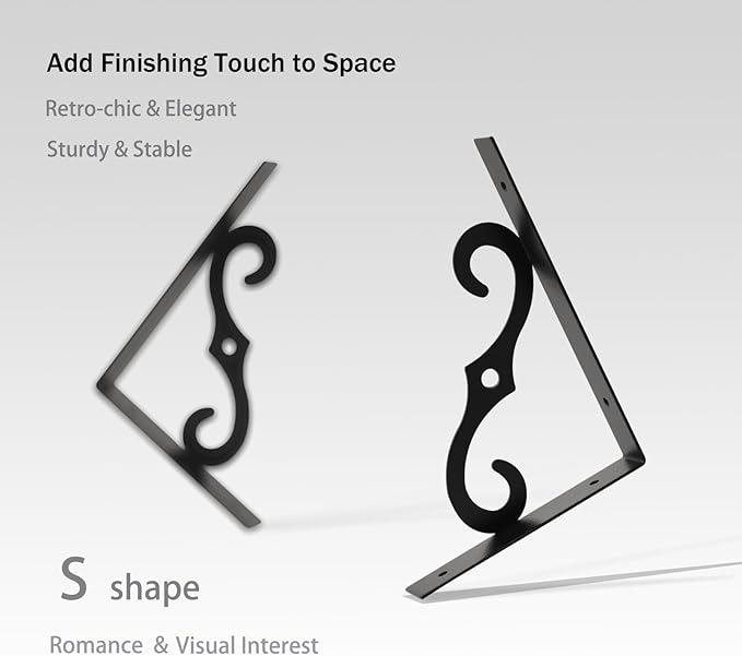 DINZI LVJ Long Wall Shelves, 31.5 Inch Large Floating Shelves Set of 2, Wide Display Shelf Wall Mounted with Brackets, Easy Hanging for Living Room, Toilet, Office, Bedroom, Greige