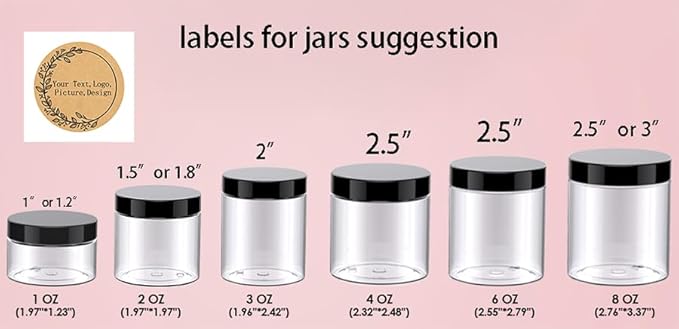 Custom Stickers Kraft Paper Labels Personalized Withe Text, Business Logo Customized Food Jars Labels Bakery Label Sticker Package Favor Canning Circle 100pcs (Style 7)