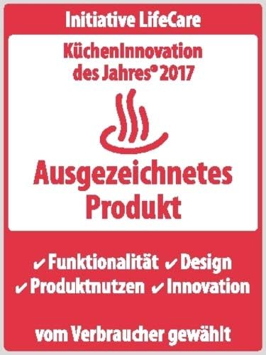 Rösle 12895 Stainless Steel Garlic & Ginger Press with Scraper for Effortless Mincing with Easy Cleanup, 13-inch