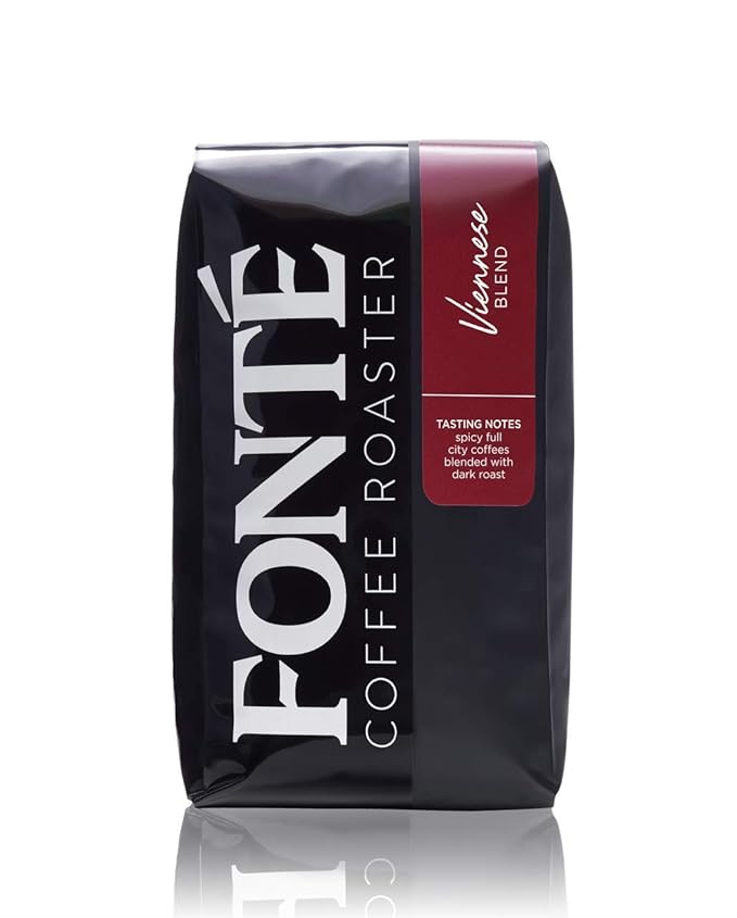Fonte Coffee Roaster - French Press - Medium-Dark Fresh Roast - Roasted in Seattle - Single Origin - Spicy, Roasty - 12 oz - Viennese