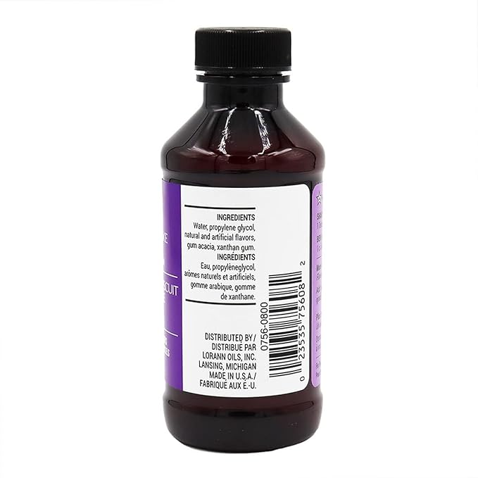 Lorann Oils Princess Cake and Cookie Bakery Emulsion: Regal Flavor Blend, Perfect for Enhancing Sweet, Cake-like Undertones in Baked Goods, Gluten-Free, Keto-Friendly, Unique Flavor Blend Essential