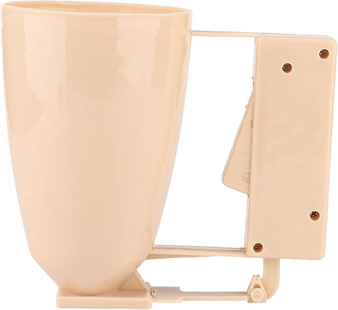 Pancake Batter Dispenser, Plastic Cupcake Pancake Dispenser Baking Cake Desserts Pancake Dispenser Baking Dispenser Cream Batter Pourer with Handle for Cupcakes, Waffles, Muffin Mix, Crepes and Cake