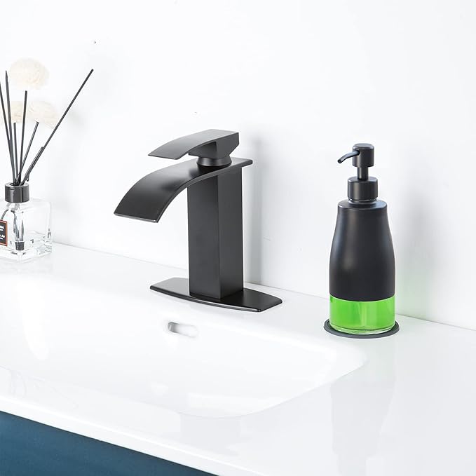 Black Soap Dispenser with Coaster and Stickers, Dish Soap Dispenser for Kitchen, Hand Soap Dispenser for Bathroom, 304 Stainless Steel Glass Lotion Dispenser (2 Pack)