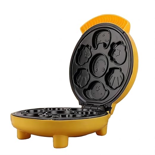 Waffle Maker for Kids 7 Different Shaped Pancakes Animal Waffle Maker Electric Nonstick Waffler Iron, Pan Cake Cooker