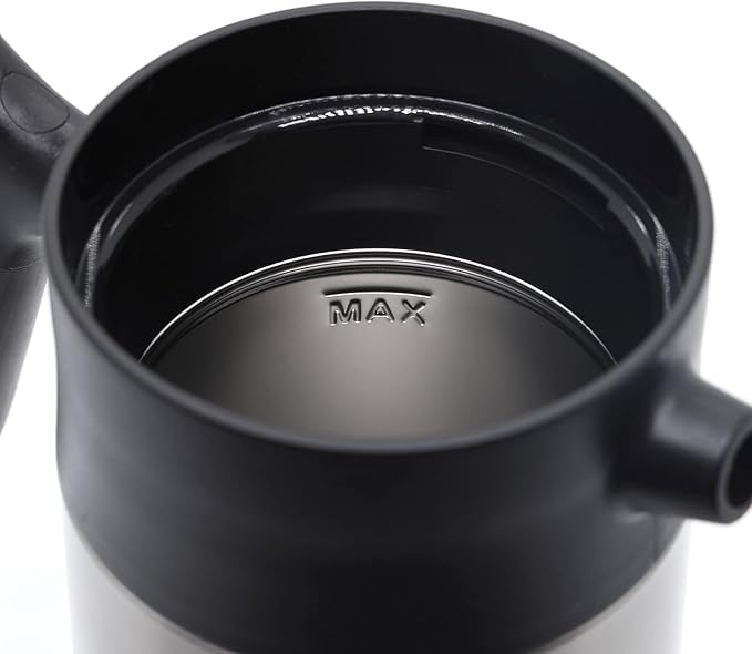 French Press Coffee Maker-32oz Insulated Coffee Press with Wood Grain Handle- Large Capacity, Tea, Espresso & Cold Brew, Stainless Steel