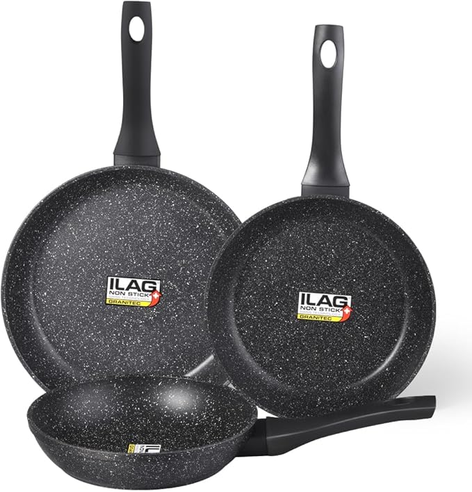 Non Stick Frying Pans,Healthy Stone Cookware,Deep Frying Pan Skillet,Omelette Pan,Nonstick Cooking Egg Pans,PFOA-free Non Toxic Frying Pan (11 Inch)