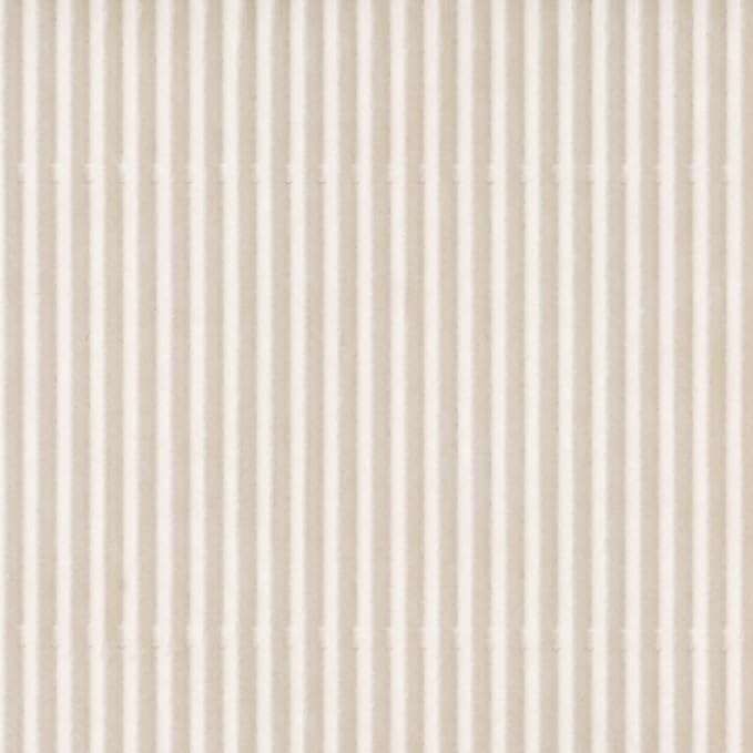 LA JOLIE MUSE Storage Basket Set of 3 with Leather Lids Fluted Cardboard - Light Grey