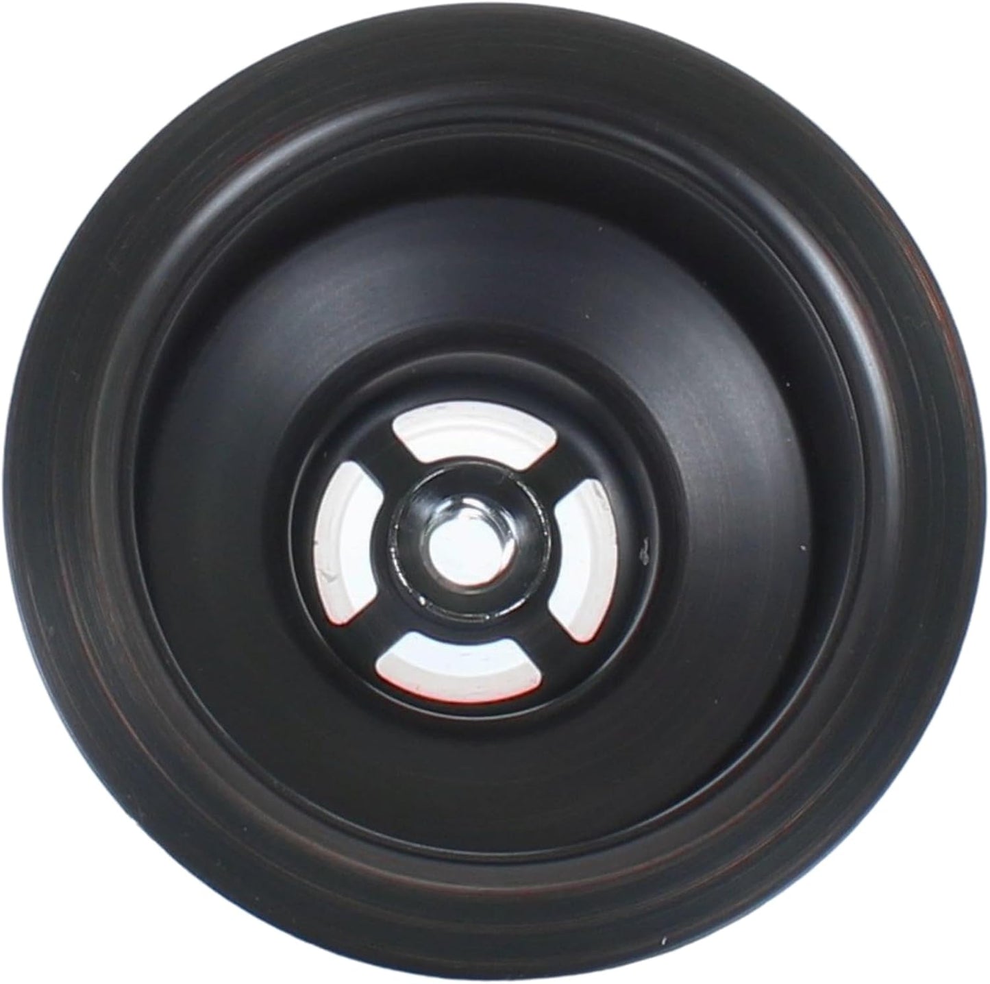 Mr. Scrappy 3.5" Sink Drain Assembly with Twist Lock Basket Strainer, Solid Brass, Oil Rubbed Bronze