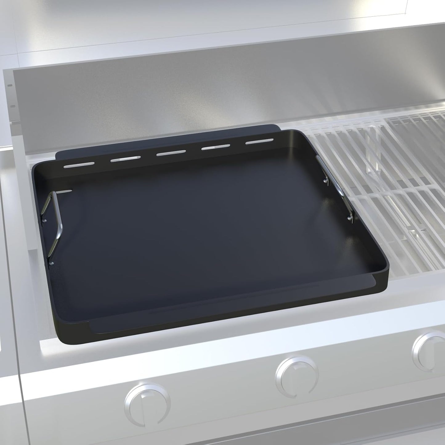 Full Size Griddle Inserts for Charbroil TRU Infrared 466243219 463242516 463342420 466242515 463355220 Gas Grills, G533-0009-W1 Griddle Replacement Parts for Charbroil Infrared 466242616 466242615