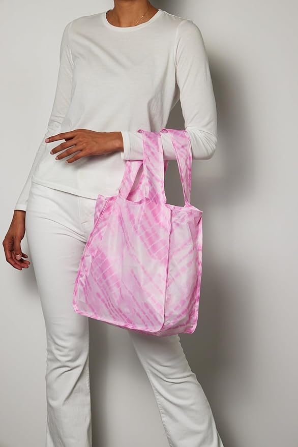 Reusable Grocery Bag - Stylish Shopping Bag for Groceries - Foldable Tote Bag - Medium Size