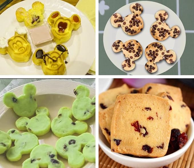 Metal Cookie Cutters Set - Square, Heart, Star - 12Pieces Cookie Cutters - Fruit Cutter, Polymer Clay Cutters Cookie Cutter Set for Kitchen Baking