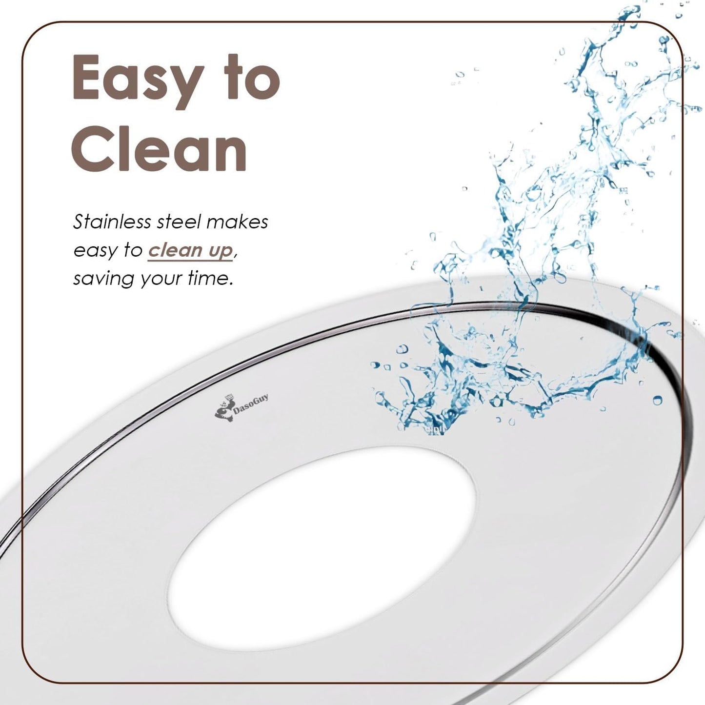 Stainless Steel Steamer Adapter, Fits 7 to 10 Inch Bamboo Steamer Basket, Steaming Ring for Asian Food, Cooking Dumpling, Dim Sum, Rice, Veggies, Vegetable, Chinese Steam Pot