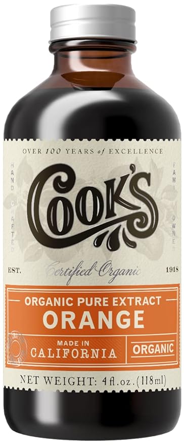 Cook's Organic Orange Extract 4 oz