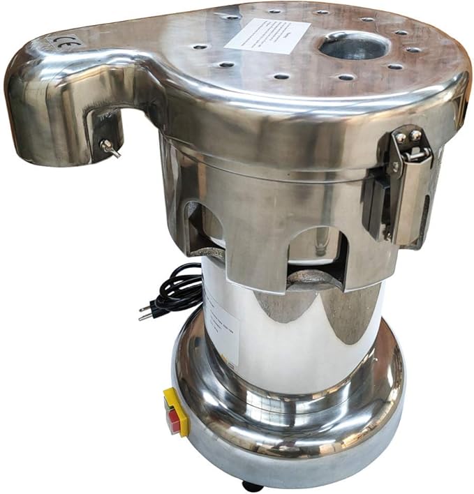110V 750W Electric Stainless Steel Vegetable & Fruit Juice Maker Squeezer Centrifugal Juicer Machine Commercial Juice Press Machine 5-10 kg/min Juice Amount