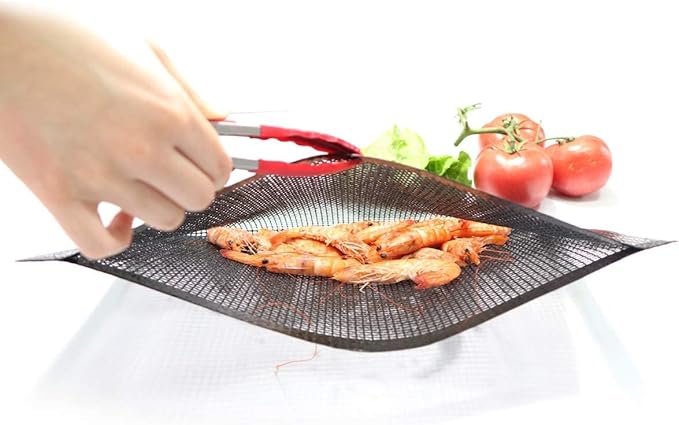 Bluedrop Large BBQ Mesh Bags Non Stick Toaster Baking Bags Barbecue Mat Outdoor Picnic Tool 30x40CM Pack of 2