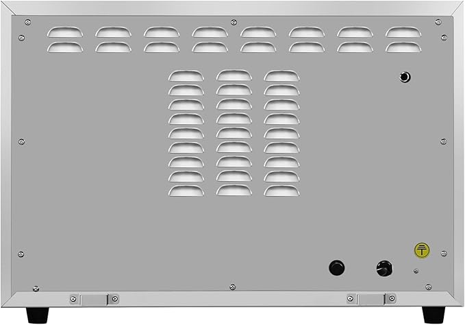 KoolMore 23 in. Commercial Countertop Convection Oven for Half-Size Pans with 4 Racks 1600W of Power in Stainless-Steel, ETL Listed for Safety and Sanitation (KM-CTCO-15)