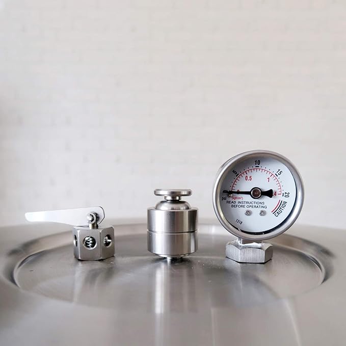 BUFFALO Stainless Steel Pressure Cooker_All Series (Accessory, Pressure Gauge - Fits 37 Quart)