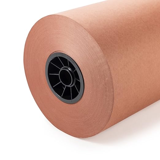 Peach Butcher Paper 18" x 12000" (1000 feet) - USA-Made Natural Butcher Paper Roll for Meat and Fish - Uncoated, Unwaxed & Food-Grade Material for Smoking, Grilling & Barbecue by IDL Packaging