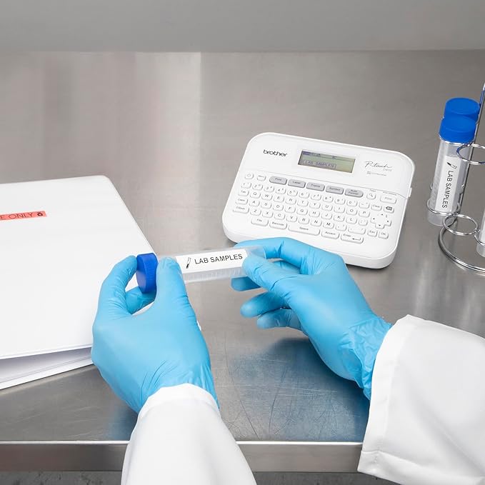 Brother P-Touch PT-D410 Home/Office Advanced Label Maker | Connect via USB to Create and Print on TZe Label Tapes up to ~3/4 inch (Renewed Premium)