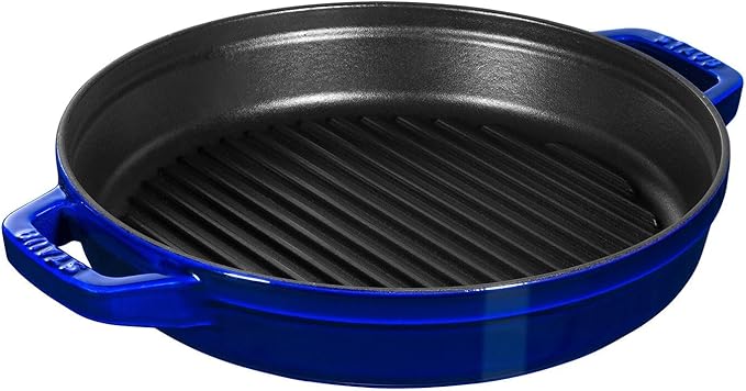 Staub Cast Iron 4-pc Stackable Set - Dark Blue