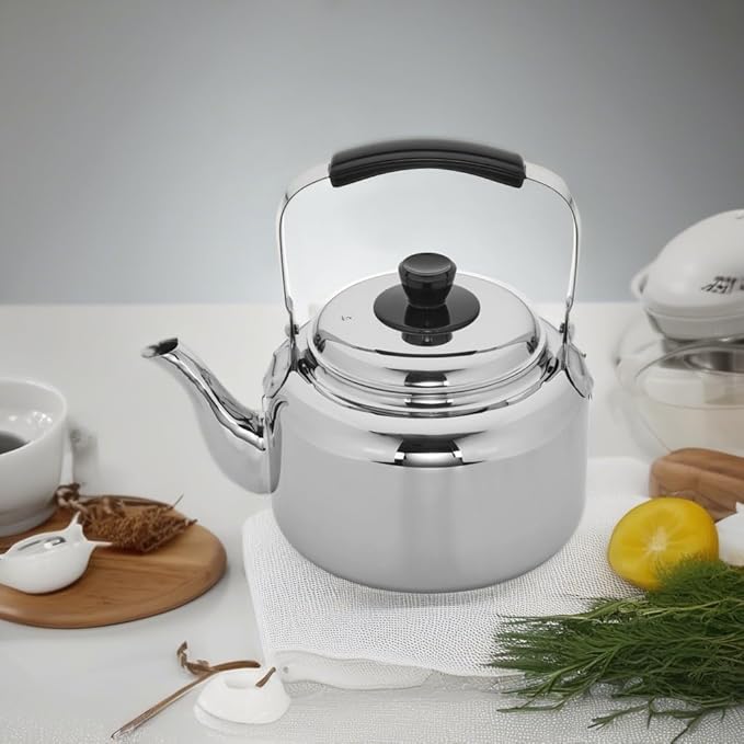 Demeyere Resto 6.3-qt Stainless Steel Tea Kettle