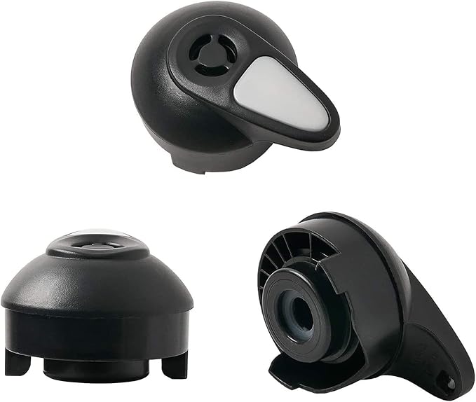 Steam Release Handle, Original Float Valve Replacement Parts with 3 Silicone Caps for Instant Pot LUX 5Qt, 6Qt,IP-LUX30, IP-LUX50, IP-LUX60 Pressure Cooker Steam Vale by ZYLONE