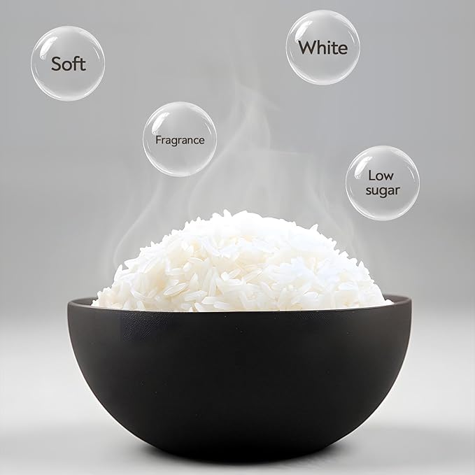 Low Carb Sugar Rice Cooker 2 Cups Uncooked and 4 Cups of Regular Cooking Small Carb Reducing Maker Rice and Grain Multi-Cooker with Stainless Steel and Nonstick Inner Pot