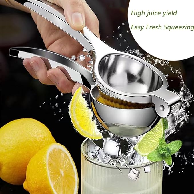 Manual Lime Squeezer, lemon squeezer manual, Stainless Steel citrus juicer for Lemon, Citrus, Lime,Orange, Fruit Squeezer For Extracting Juices metal citrus press