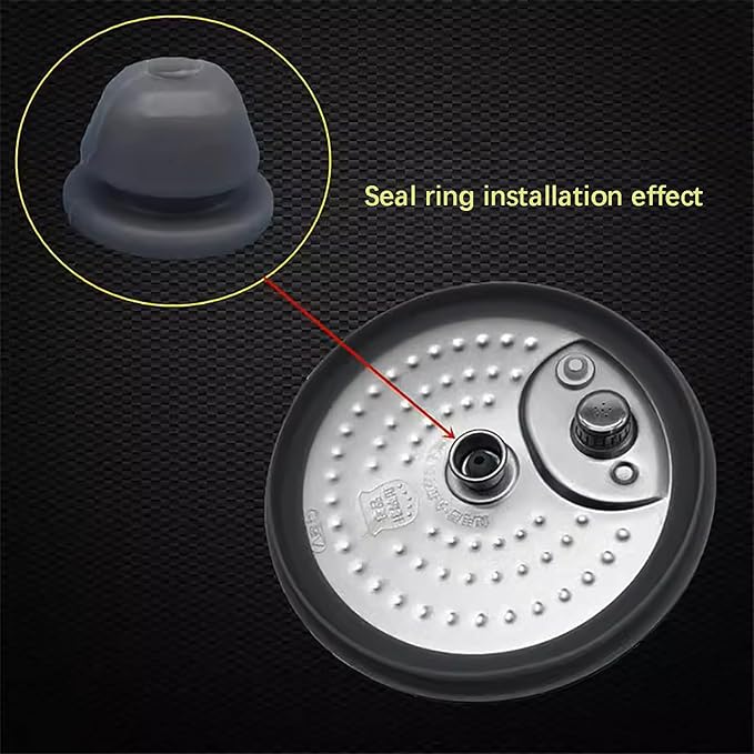 Electric Pressure Cooker Anti-overflow Fixing Rubber Ring MY-13SS505A/MY13SS605A Electric Pressure Cooker Accessories Compatible With MIDEA Electric Pressure Cooker(Pack of 2)