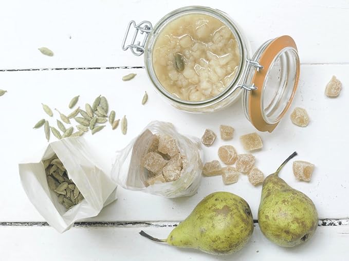 Le Parfait Super Jar, Canning Jars, 1.5L French Glass Canning Jar w/Round Body, Glass Jars w/Airtight Lid, Canning Jar Wide Mouth, Glass Jar w/Lid, Clear Jar, Clear Glass Jar (32oz/Quart & Half, 1 pk)