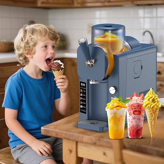 Ice Cream Maker, Slushie Machine for Home, Slushy Machine 70 oz Margarita Machine with 6 Preset Programs for Ice Cream