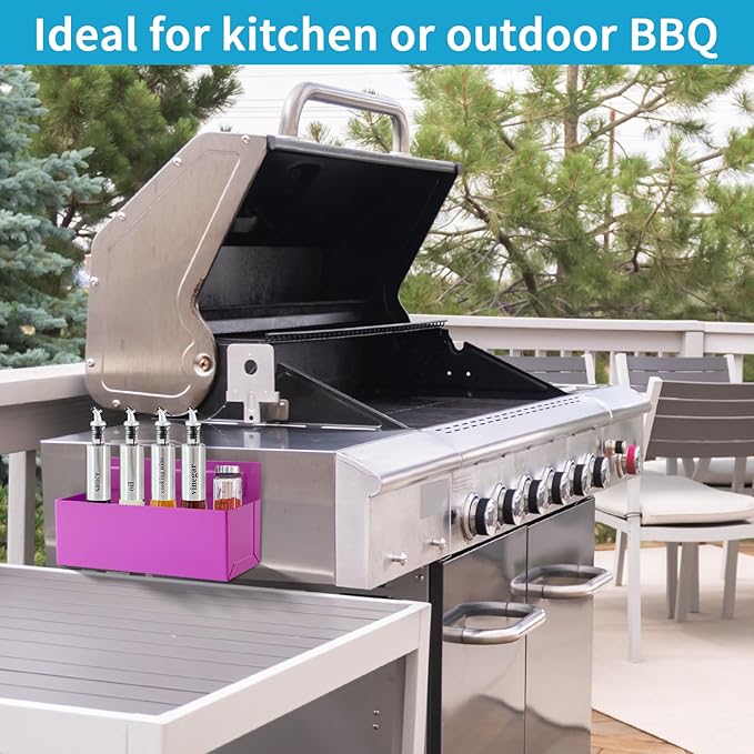 Magnetic Aerosol Spray Can Holder, Magnet Toolbox Bottle Holder, Tool Box Storage Rack for Garage and Home, Craft Workspace, Mechanic Paint Bottle Can Organizer, Pink, 3"x8.3"