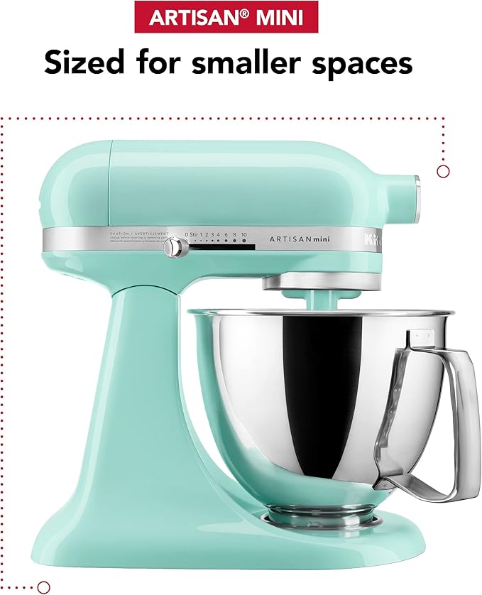 KitchenAid Artisan Mini 3.5 Quart Tilt-Head Stand Mixer - KSM3316X - Ice