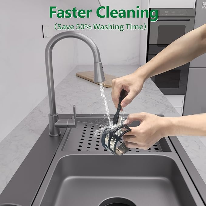 J8 Cold Press Juicer, 6.5" Extra Wide Feed Chute Juicer Machines, 350W Slow Juicer Machines with High Juice Yield for Whole Vegetables & Fruits, BPA Free (Titanium Gray)