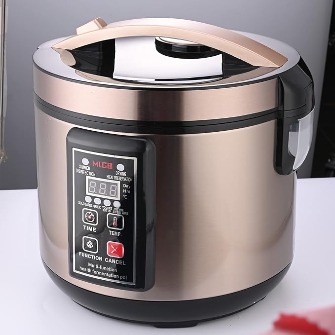 6L Black Garlic Fermenter,Yogurt Maker with Adjustable Temperature & Time Control,Kimchi machine,Sweet Rice Wine Maker Full Automatic,Natto Maker,FCC UL Listed