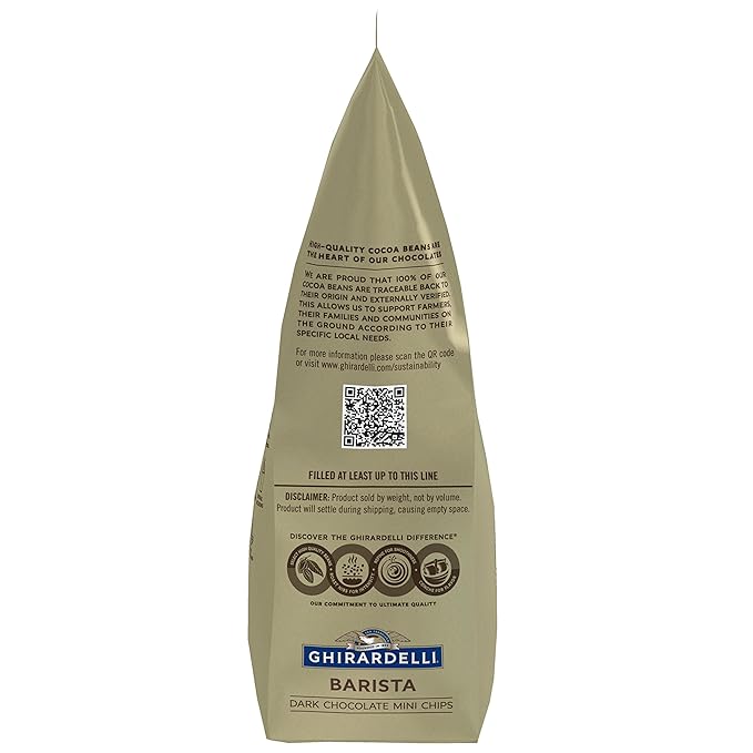 Ghirardelli Chocolate Company Dark Chocolate Barista Mini Chips 10,000 per lb., 5lb (Pack of 2)