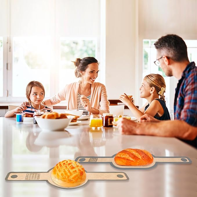 Silicone Bread Sling for Dutch Oven Liners, Non Stick 2 PCS, Easy Clean Reusable Silicone Bread Baking Mat with Long Handles, Easy to Transfer Sourdough Bread, Round