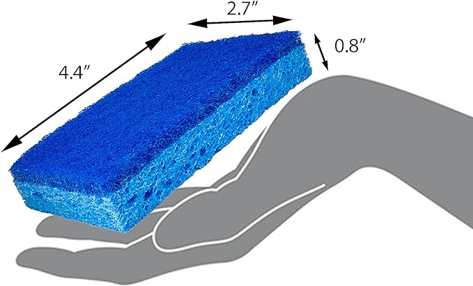 Amazon Basics Non-Scratch Sponges, 6-Pack