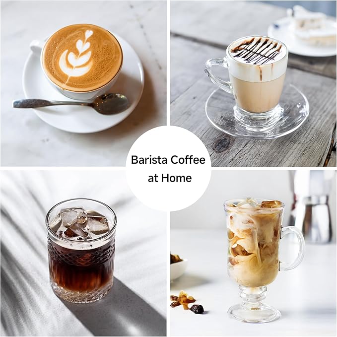 HIBREW H10A 58mm Espresso Machine, Compact Design with Stainless Steel Portafilter, Customizable Temp & Coffee Volume, Smart Display + 20Bar Pressure Gauge.