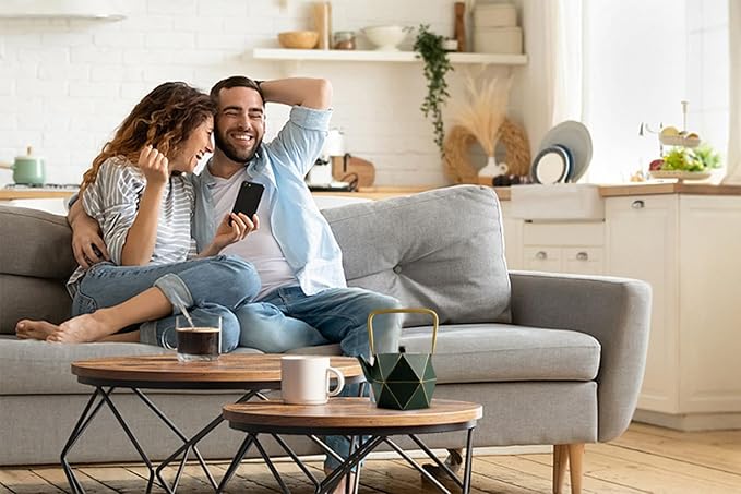 Toptier Mini Tea Kettle, Super Small Palm-sized Teapot, Stovetop Safe Japanese Cast Iron Tea Kettle, Diamond Design Tea Pot with Removable Infuser for Loose Tea, 11 Ounce (325 ml), Dark Green