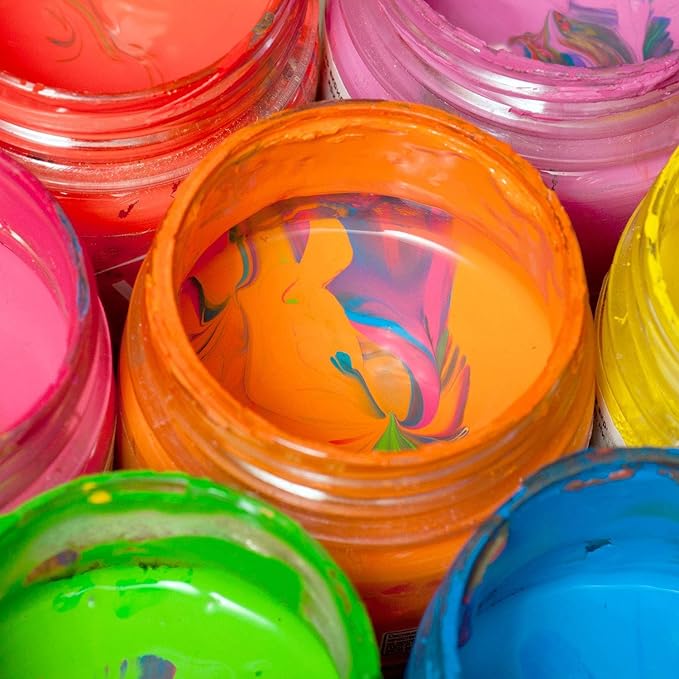 SATINIOR 6 Pack 5 oz Plastic Jars Containers with Lids Wide-mouth Refillable Leakproof Reusable Round Empty Jars for Travel Cosmetic Dry Food Spice Cookie Candy Home Kitchen Organizing(Black)