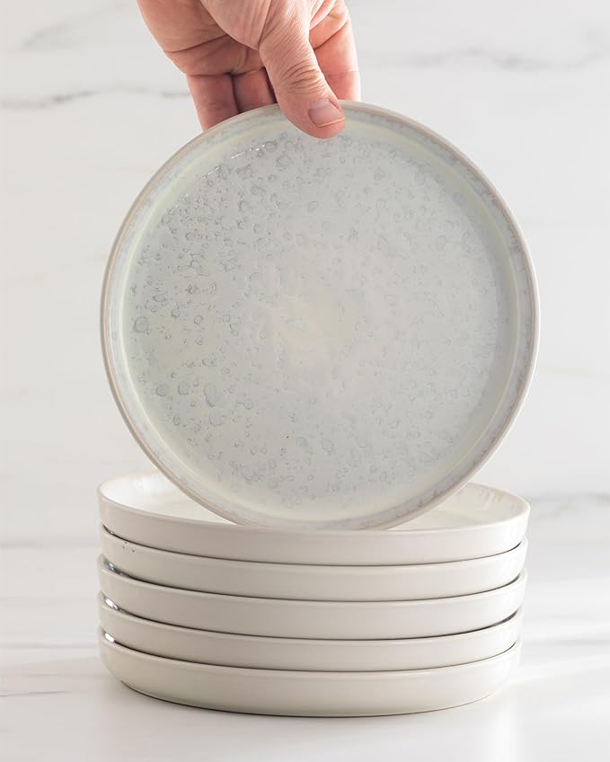 Stoneware dinnerware set 8 persons 32 pcs - Mediterranean dinnerware set, dishwasher, microwave and scratch resistant - Bowl and plate set - Dinnerware Pure Living Light Beige…