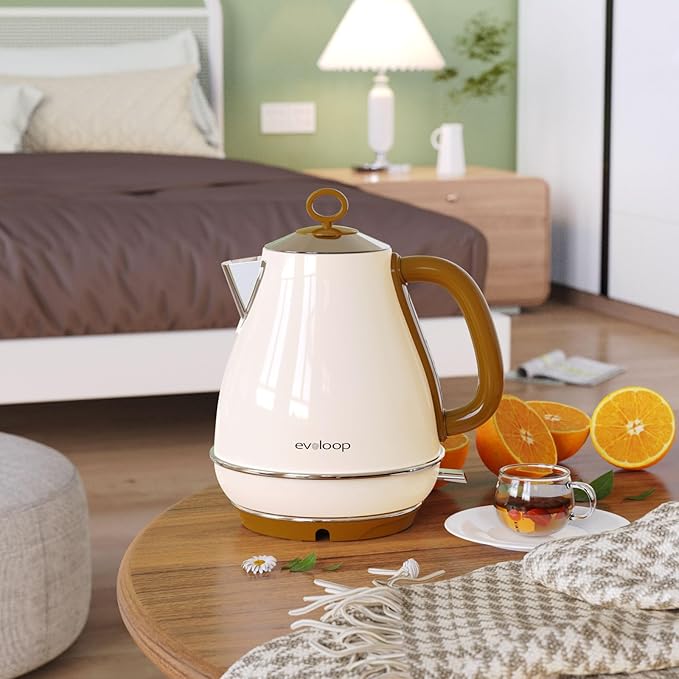 1.7L Electric Kettles, BPA Free Tea Kettle, Hot Water Boiler Heater, Stainless Steel Teapot, Auto Shut-Off & Boil-Dry Protection, 120V/1500W