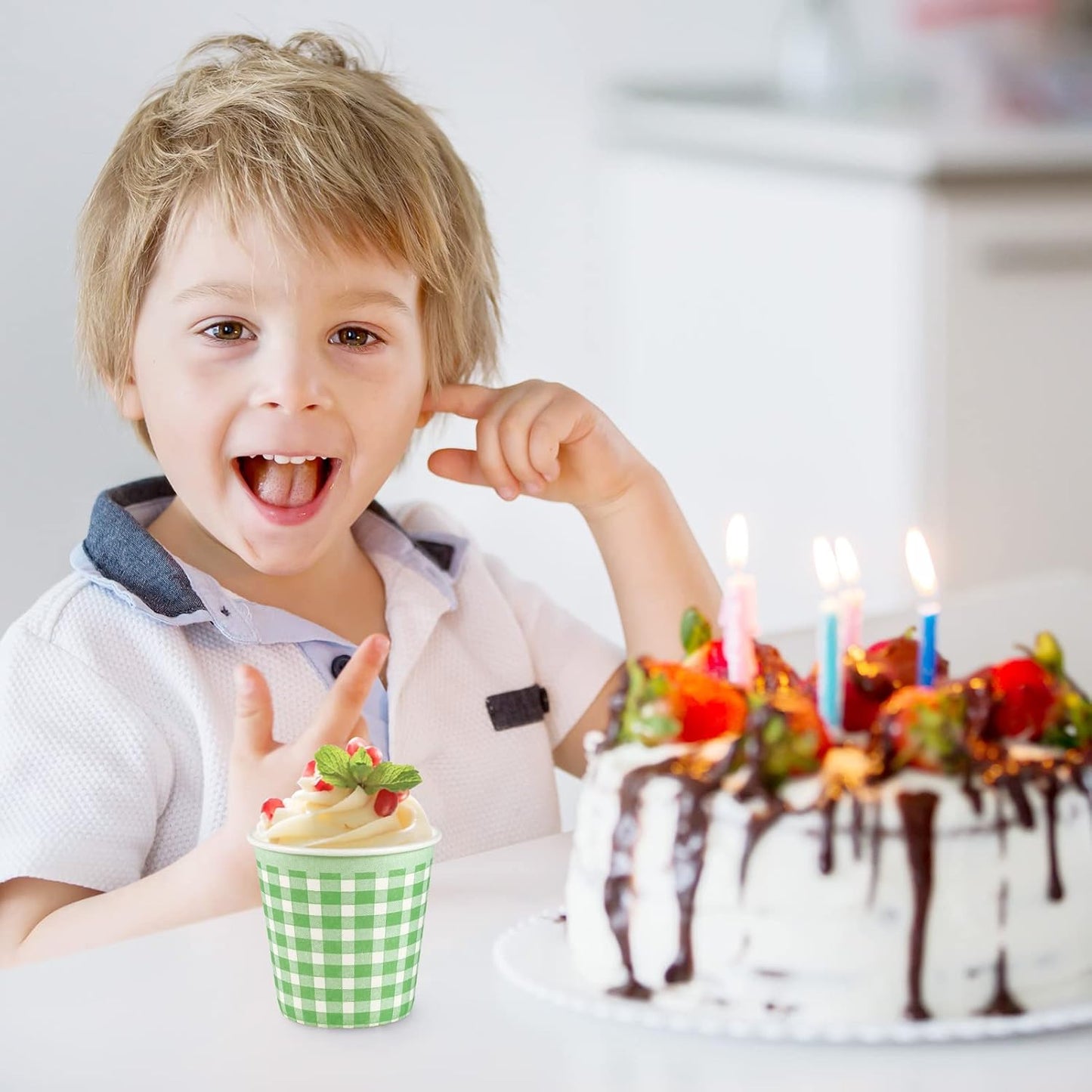 LITOPAK 720 Pack 3 oz Paper Cups, Colorful Disposable Bathroom Cups, Small Mouthwash Cups, Mini Snack Cups, and Disposable Paper Cups for Home, Bathroom, Picnic, Party, and Events.